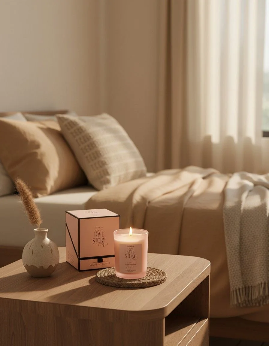 Perfect edge-to-edge melt pool of the Kimirica Love Story candle Kimirica KapdeWali